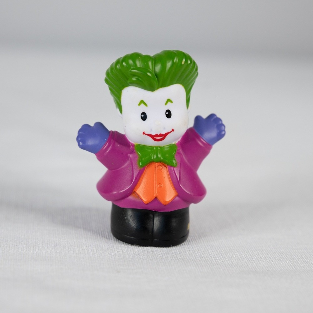 Fisher-Price Little People Toy Purple Excellent DC Joker Figure pretend play